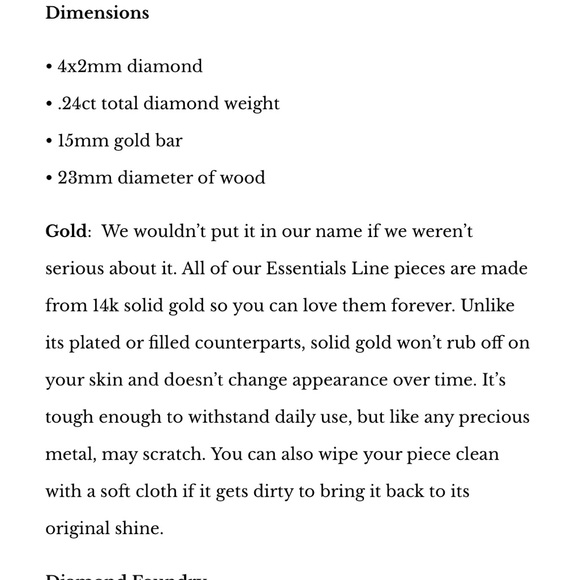 Sophie Monet Earrings - HALF MOON BAR EARRINGS X VRAI & ORO - Picture 7 of 8